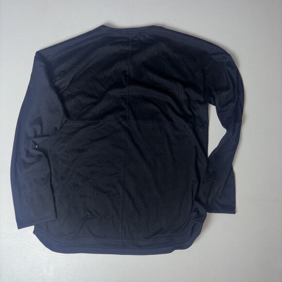 Yoga Nike Women’s Relax Black Longsleeve Top Sz L - Picture 7 of 8